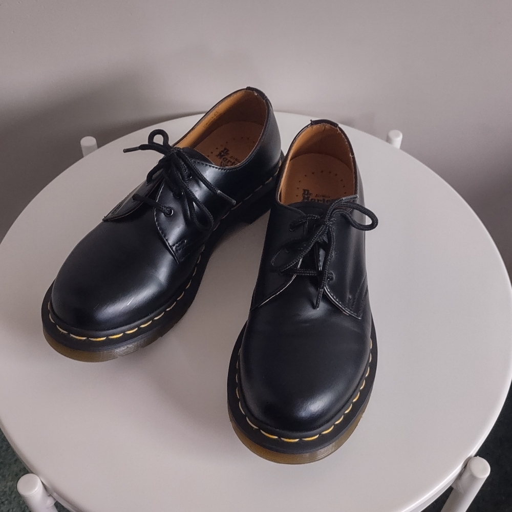 Dr. Martens Black Leather Shoes